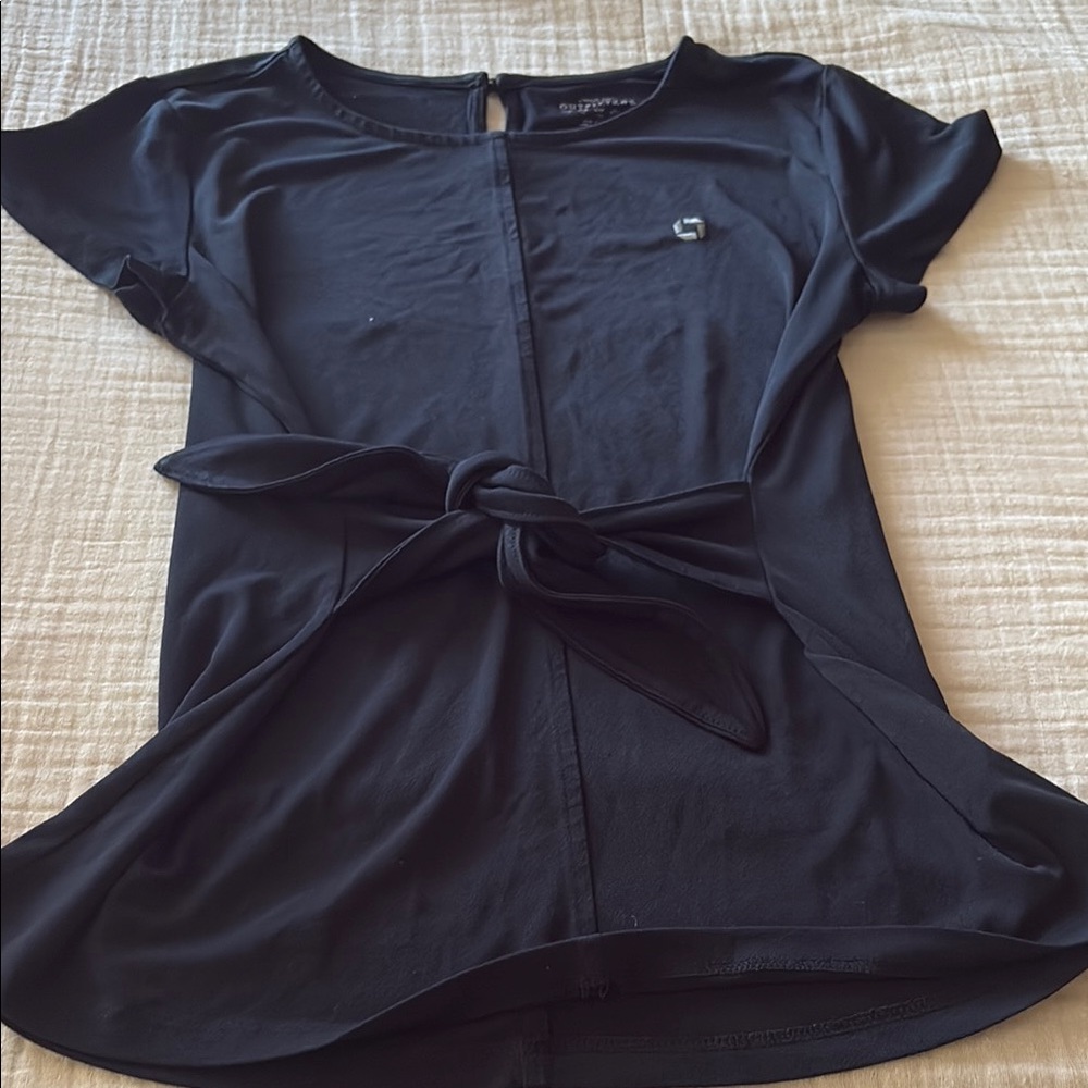 Chase logo  Elegant Black Women's Top